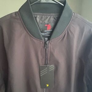 Black Bomber Jacket Wind Breaker